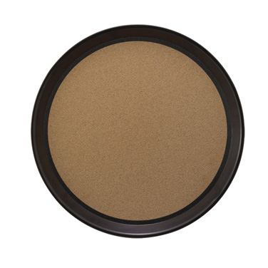Winco TCK-16 16" W Plastic Brown Round Tray