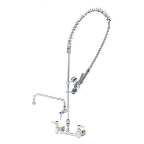 T&S Brass B-0133-12Crvbce Easyinstall Pre-Rinse Unit 8"