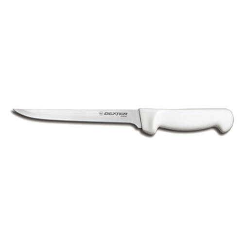 Dexter P94813 8" White Basics Fillet Knife with Polypropylene Handle