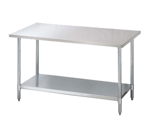 Turbo Air TSW-3036SS 36"W x 30"D Stainless Steel Flat Top Work Table