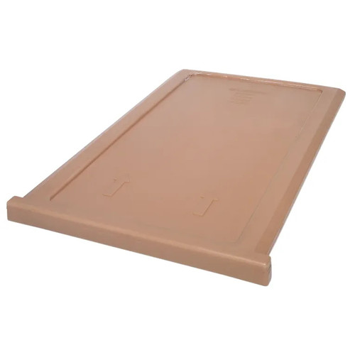 Cambro 300DIV157 20-13/16"L x 12-15/16"W x 1"H Coffee Beige Removable Insulated Shelf ThermoBarrier