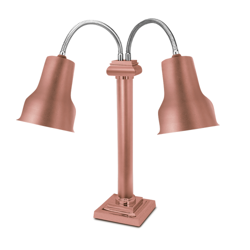 Eastern Tabletop 9632CP Stainless Steel Lamp Warmer with 2 Bulbs - 120 Volts, 250 Watts