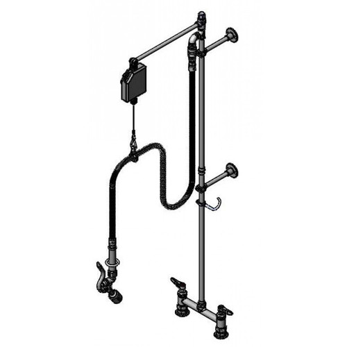 T&S Brass B-2279-Cr Easyinstall Pre-Rinse Unit 8"