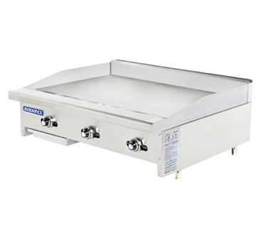 Turbo Air TATG-36-NG 36" Natural Gas Countertop Radiance Griddle - 66,000 BTU