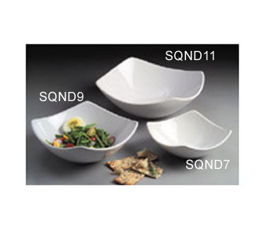 American Metalcraft SQND7 7" 20 Oz. Ceramic White