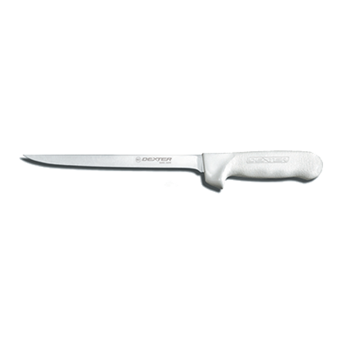 Dexter S133-7PCP 7" White Sani-Safe Fillet Knife with Polypropylene Handle