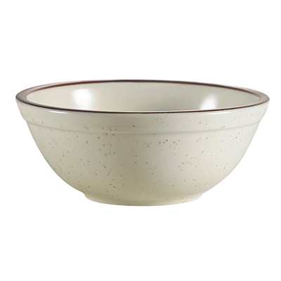 CAC China AZ-15 12.5 Oz. American White Ceramic Round Arizona Nappie Bowl (3 Dozen Per Case)