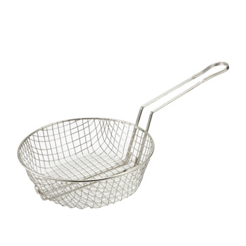 Winco MSB-08 8" dia. x 3" deep Round Culinary Basket