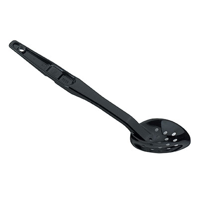 Cambro SPOP13110 13" Black Plastic High Heat Camtensils Spoon - 12/Case