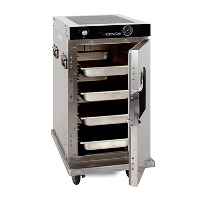 Cres Cor H339SS128C 18.88" W Stainless Steel 1-Compartment Half-Height Insulated Lift Out Interior Mobile Heated Cabinet - 120 Volts