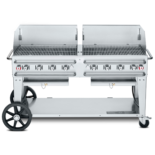 Crown Verity CV-RCB-60WGP-SI-BULK 69" Series Grill - 129,000 BTU