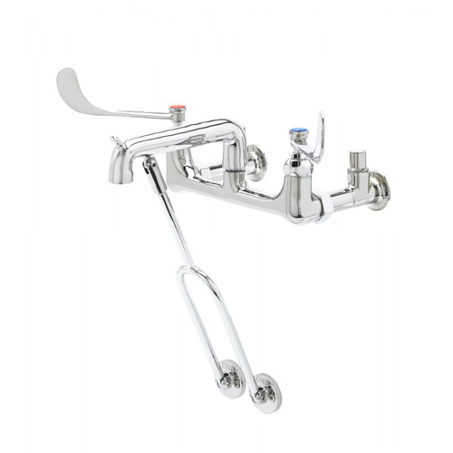 T&S Brass B-0651-06 Service Sink Faucet wall mount 8" centers