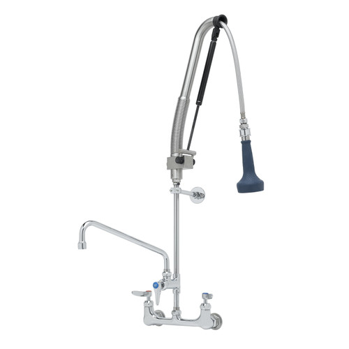 T&S Brass B-0133-12-Crb8P Easyinstall Durapull Pre-Rinse Unit 8"