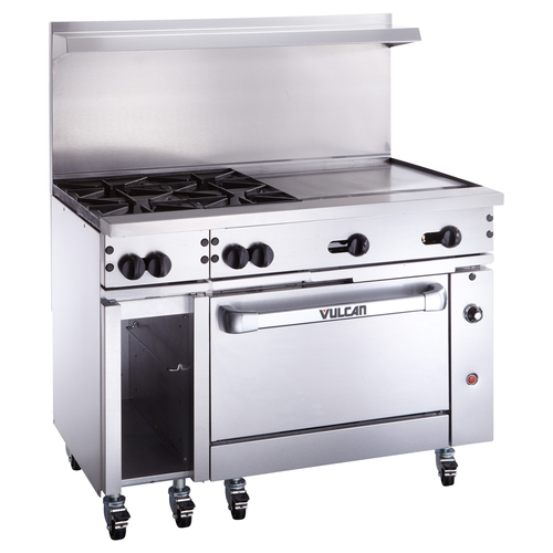 Vulcan 48S-2B36GT 48" Gas Restaurant Range - 155,000 BTU