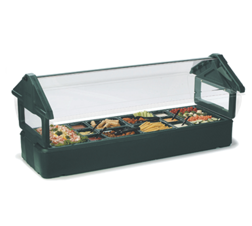 Carlisle 660003 45-1/4"W Black Polyethylene SixStar Table Top Food Bar