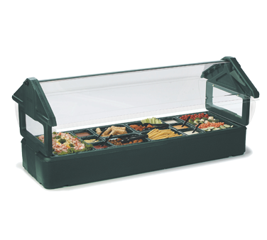 Carlisle 660003 45-1/4"W Black Polyethylene SixStar Table Top Food Bar