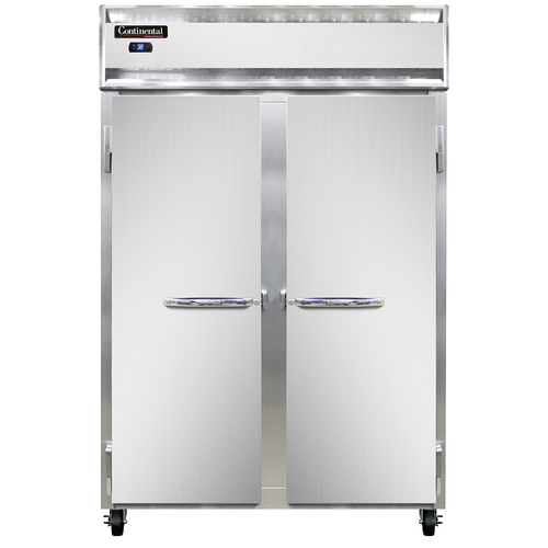 Continental Refrigerator 2RSN 52" W Two-Section Solid Door Reach-In Refrigerator