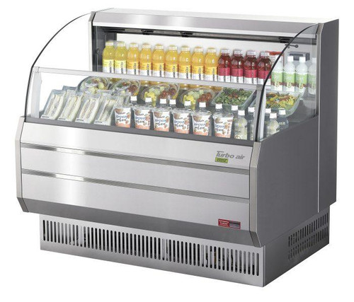 Turbo Air TOM-50SS-N 50.75"W Horizontal Open Display Merchandiser