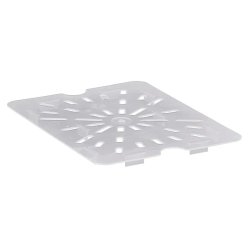Cambro 20PPD190 1/2 Size Translucent Polypropylene Drain Shelf