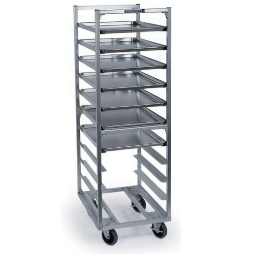 Lakeside 8528 20.5" W 11 Pan Aluminum Open Sides Roll-In Cooler Rack
