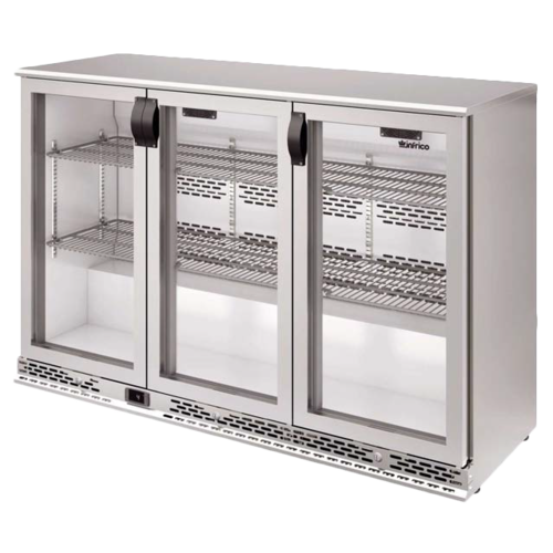 Infrico USA IMD-ERV35IIGD 53.25" W Stainless Steel Glass Door Refrigerated Back Bar Cooler - 115 Volts