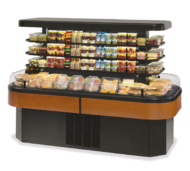 Federal Industries IMSS84SC-2 84"W Specialty Display Island Self-Serve Refrigerated Merchandiser