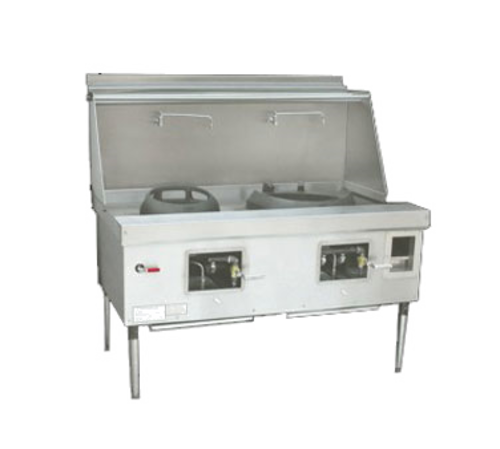 Town Y-2-SS-NG 60" W Natural Gas Wok Range