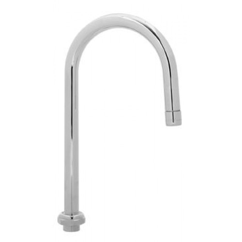 T&S Brass 5SP-05C Equip Nozzle swivel gooseneck 9-5/8" H 5-13/16" spread 3/4-27 UN laminar flow device