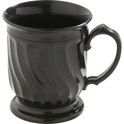 Dinex DX300003 Turnbury 8 oz Onyx Insulated Pedestal Base Mug