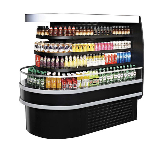 Turbo Air TIOM-36RSB-N 48"W Island Display Self-Serve Refrigerated Merchandiser