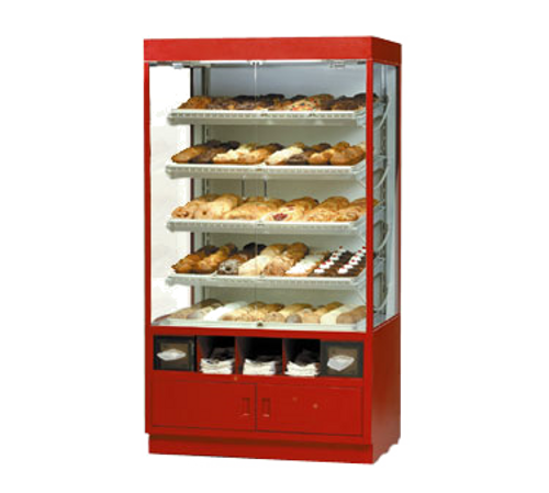 Federal Industries WDC4276SS 42" W Straight Glass Specialty Display Non-Refrigerated Self-Serve Full Pan Bakery Case