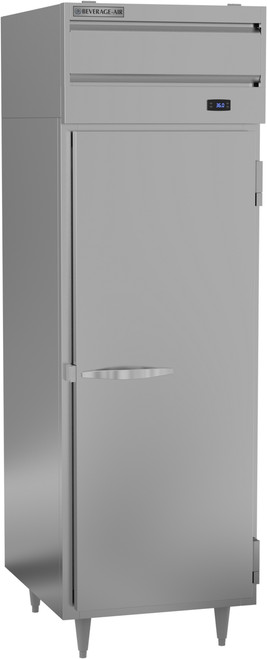Beverage Air PR1HC-1AS 26.5" W One-Section Solid Door Reach-In Refrigerator