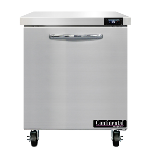 Continental Refrigerator SW27N 27.5"W One-Section Work Top Refrigerator