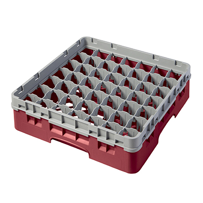 Cambro 49S318416 Camrack Glass Rack With Soft Gray Extender - 5 Cases