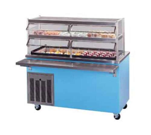Piper Products R2-FT Stainless Steel Reflections Frost Top Serving Counter Enclosed Base