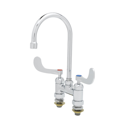 T&S Brass B-0325-CC-CR-W4 Mixing Faucet deck mount 4"