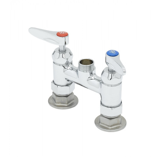 T&S Brass B-0225-CR-LN Pantry Mixing Faucet double deck mount 4"