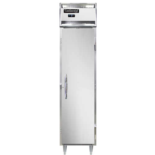 Continental Refrigerator DL1FSE-SA-HD 17.75" W One-Section Solid Door Reach-In Designer Slim Line Freezer - 115 Volts