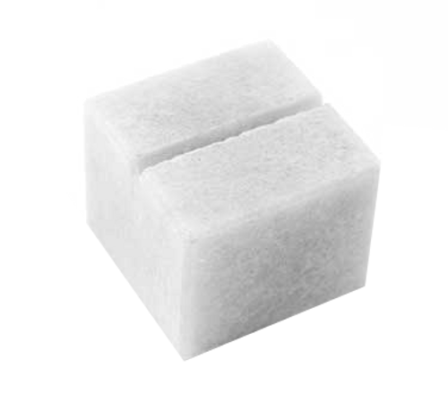 American Metalcraft MCHW125 1.25" W White Square Card Holder