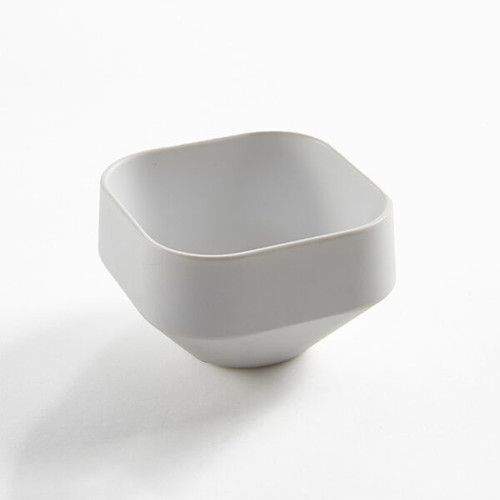 American Metalcraft MSCSW3 3 Oz. Plastic White Square Sauce Cups