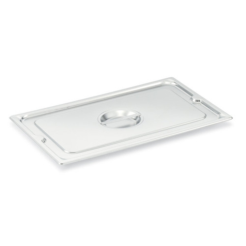 Vollrath 93100 Super Pan 3 1/1 GN Flat Solid Cover 22 Gauge
