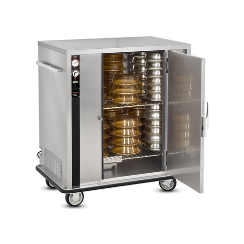 FWE P-72-XL 72 Covered Plates Insulated P-Series Banquet Cart