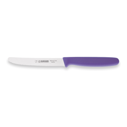 Matfer Bourgeat 182804 4.25" Giesser Messer Paring Knife with Purple Handle