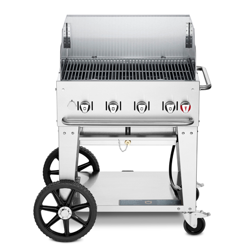 Crown Verity CV-MCB-30WGP-NG 38" Natural Gas Outdoor Charbroiler - 64,500 BTU