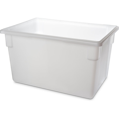 Carlisle 1064402 21 1/2 Gal. Polyethylene White Storplus Food Storage Box