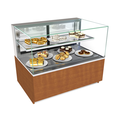 Structural Concepts NR4840DSV 47.75" W Straight Glass Reveal Service Non-Refrigerated Display Case
