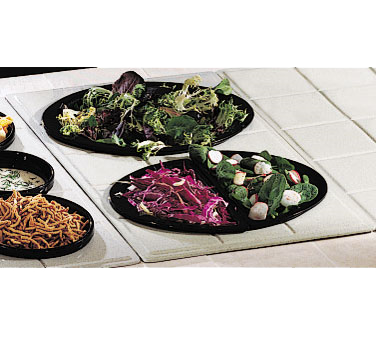 Bon Chef 960025103WHTM 13" Matte White Aluminum Tile Tray