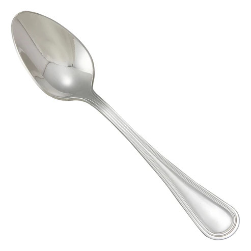 Winco 0021-03 7-1/4" 18/0 Stainless Steel Dinner Spoon (contains 1 Dozen)
