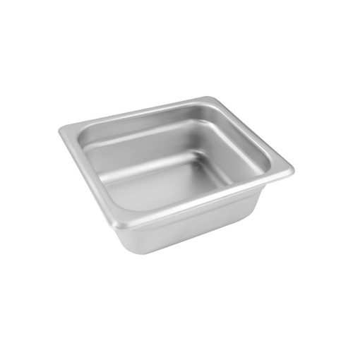 CAC China STPS-22-2 0.17 Size 2.5" 22 Ga. Stainless Steel Solid Steam Pan (72 Each Per Case)