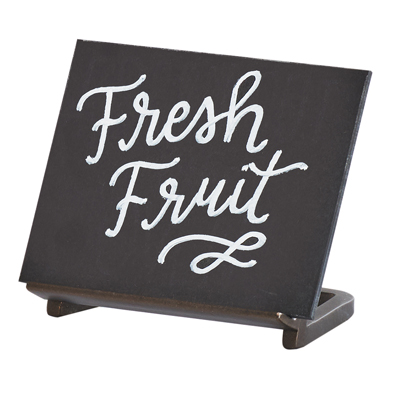 Cal-Mil 3919-43-84 Sierra Chalkboard Sign Bronze Metal Frame 4"W